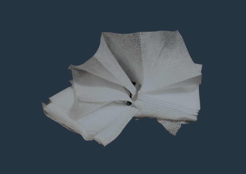 Simulated Hemostatic Gauze TrueClot